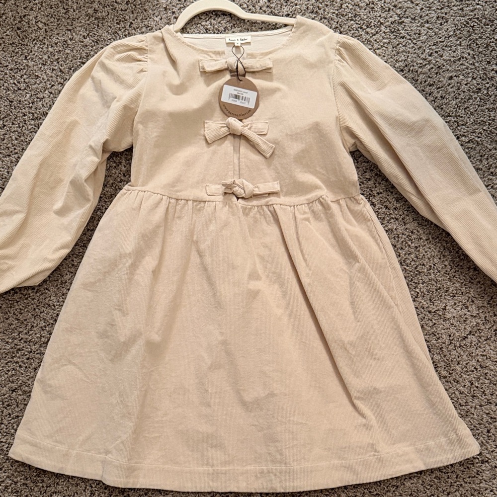 Women’s Cream Dress with Bows